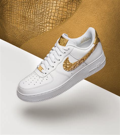 nike air force 1 golden patchwork